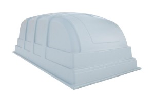 Plastkåpa Jaxal 2680 x 1315 x 1000 (GRÅ, mekanisk 1 fjäder, L180)