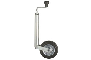 Stödhjul gummi, 150 kg, Ø 48mm