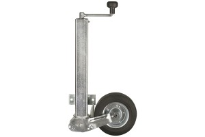 Stödhjul gummi runt, 250 kg, 60 mm (automatiskt)