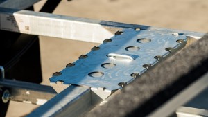 Trappstegsbord 450x200mm, för 60mm dragstång