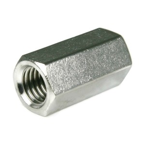 Skarvmutter M10x30 DIN6334 ZN