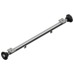 Axel med nav 1.5m lätt släpvagn (750kg, 4x100) Bren-2715/3215/3015/3515/4015-2, främre
