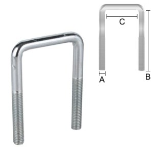 U-bult M12x120x53 (O2)