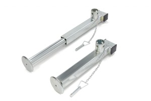 Stödben med reducering Ø60mm, 400‐765mm, 1300kg
